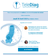 WEBINAR : RESTAGING DU CANCER DU RECTUM'