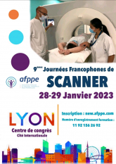 Participation aux 9 èmes journées francophones de Scanner à Lyon'