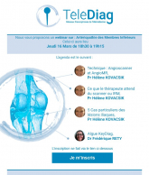 SAVE THE DATE WEBINAR TELEDIAG : Jeudi 6 mars 2023 18:30 - 19:15