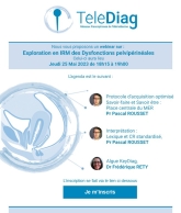 Save the Date : le prochain webinar TeleDiag portera sur l’exploration des dysfonctions pelvipérinéales le Jeudi 25 Mai 2023 de 18h15 à 19h00